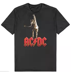 ACDC Stiff Upper Lip Pose Unisex Tee Black