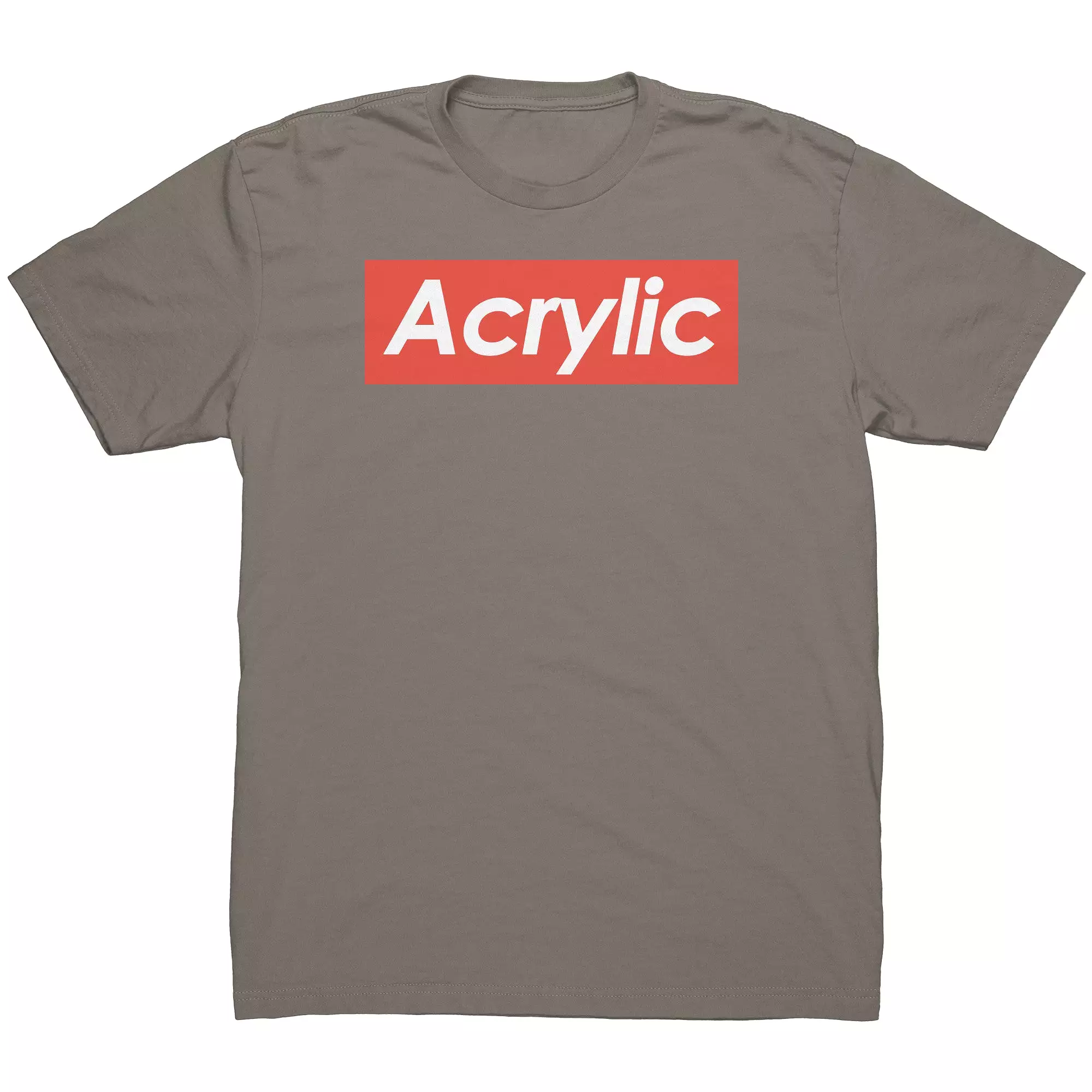 Acrylic Supreme-Themed Short-Sleeve Unisex T-Shirt