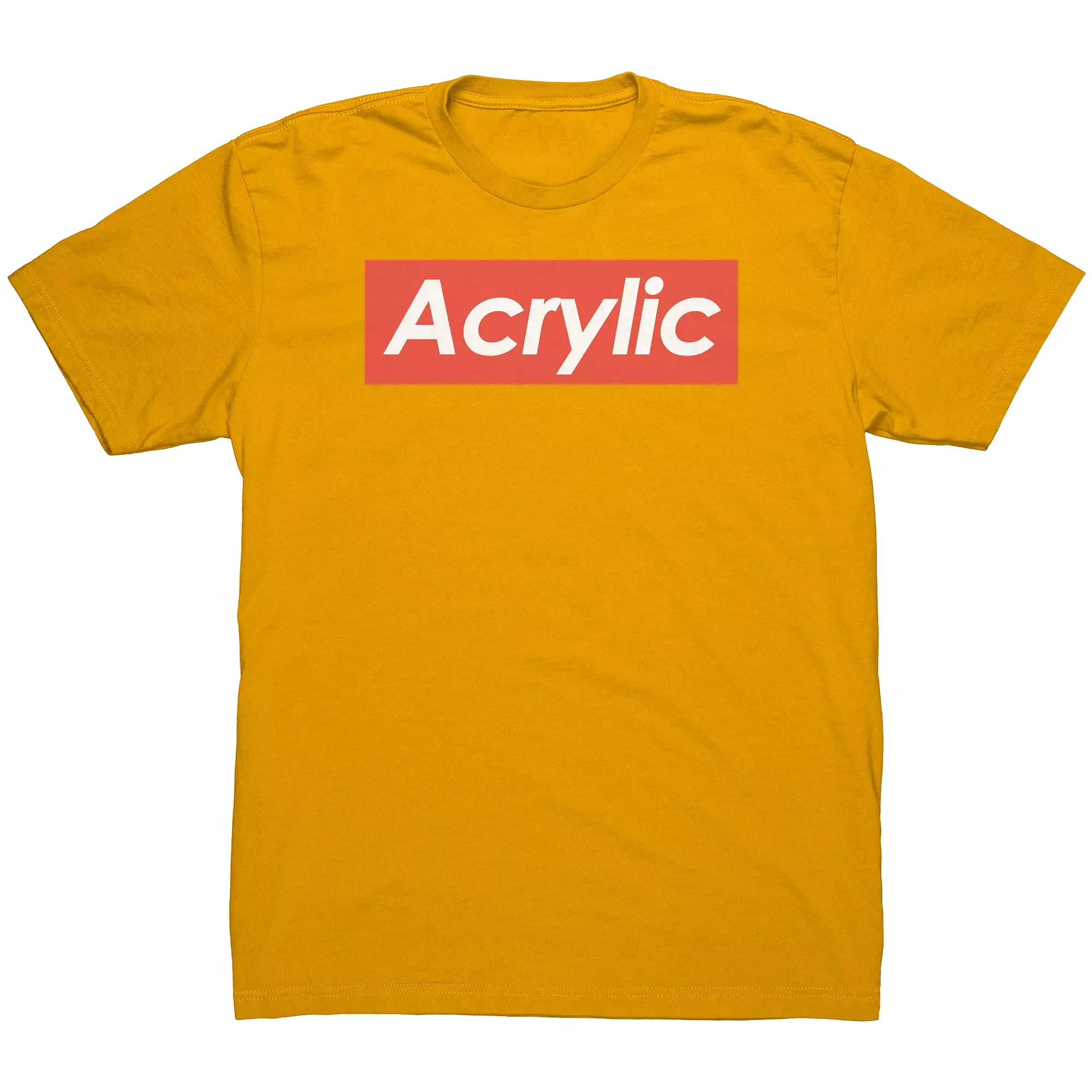 Acrylic Supreme-Themed Short-Sleeve Unisex T-Shirt