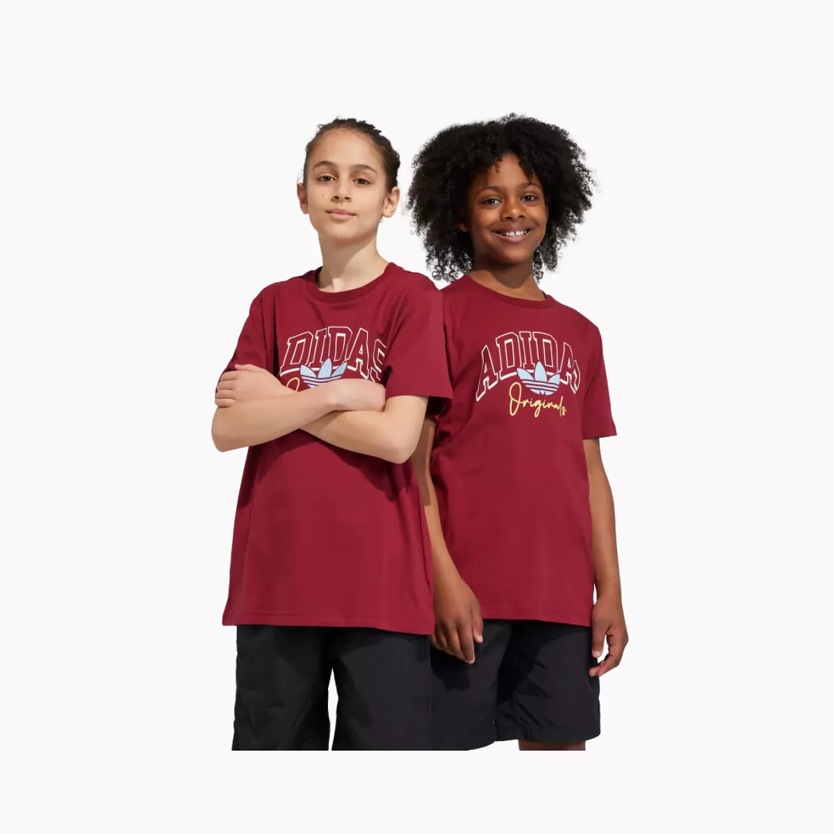 Adidas Collegiate Graphic Kid Unisex T-shirt (7-16 Years) -Collegiate Burgundy