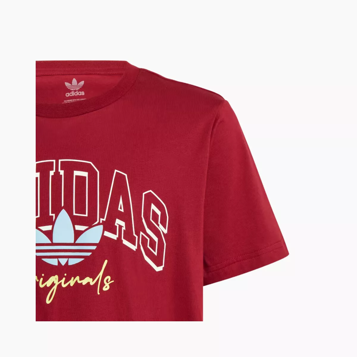 Adidas Collegiate Graphic Kid Unisex T-shirt (7-16 Years) -Collegiate Burgundy