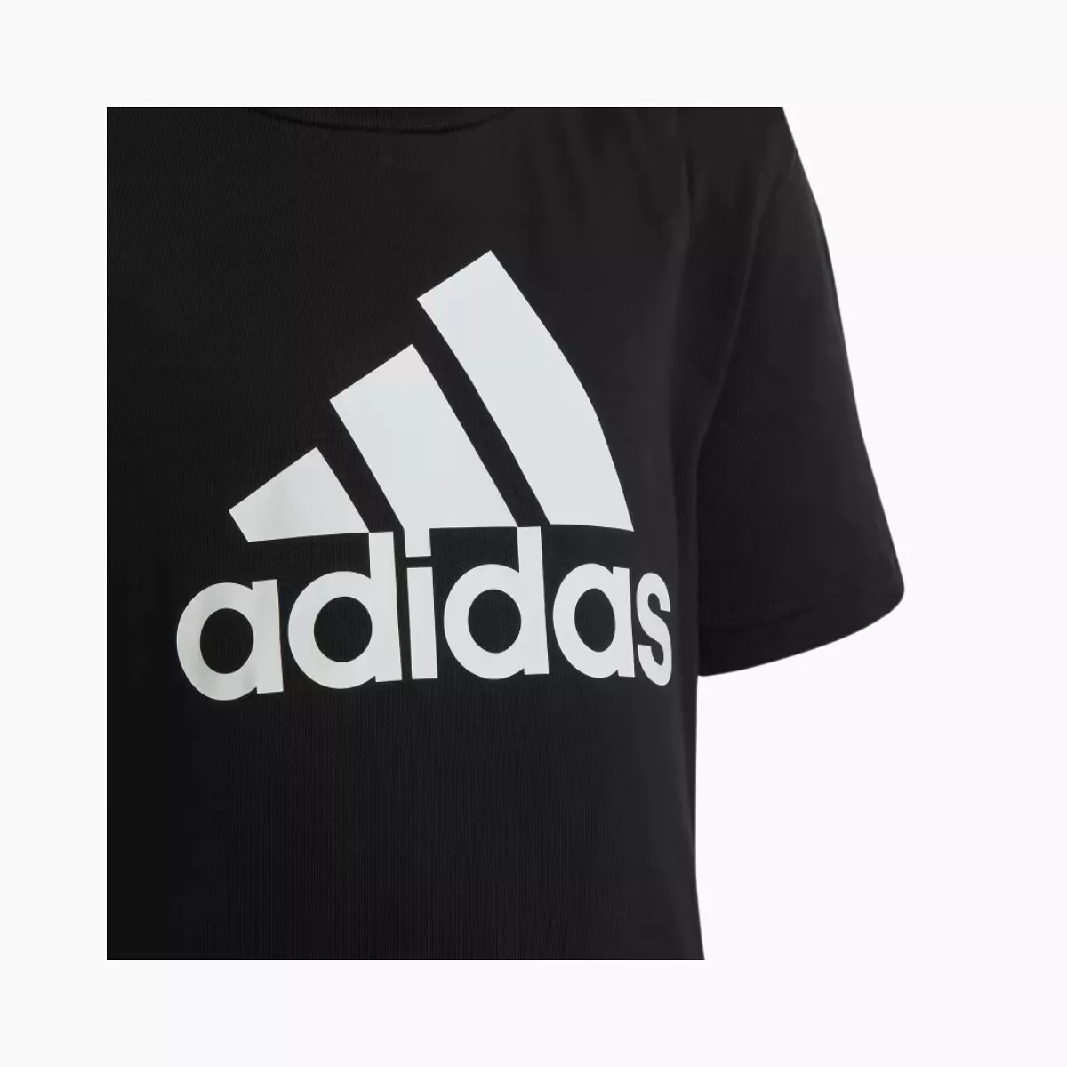 Adidas Essentials Logo Kids Unisex T-shirt (3-8 Years) -Black/White