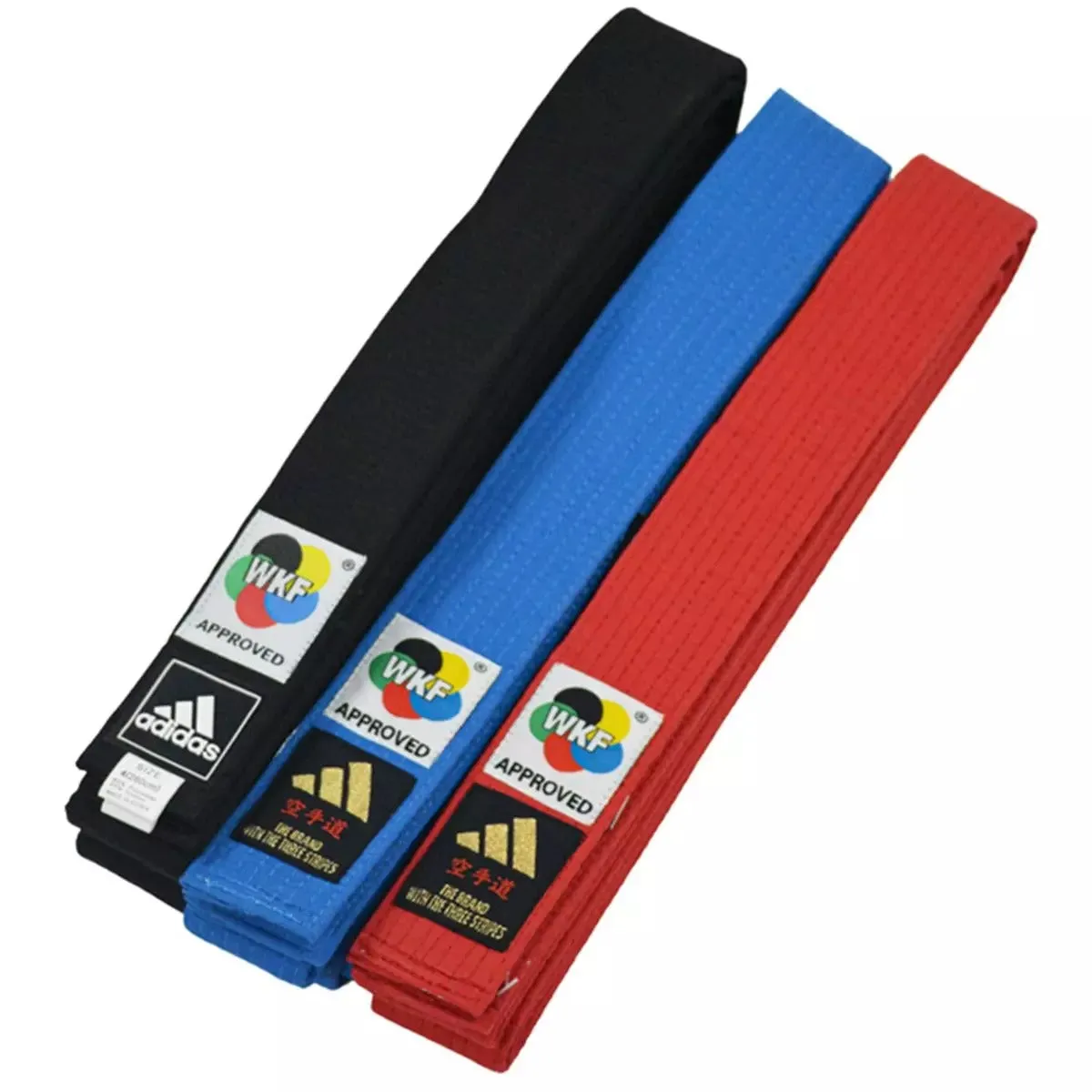 adidas WKF Approved Karate Belt Cotton Competition