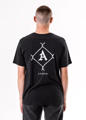 Afends  Get Free Standard Fit Tee Black