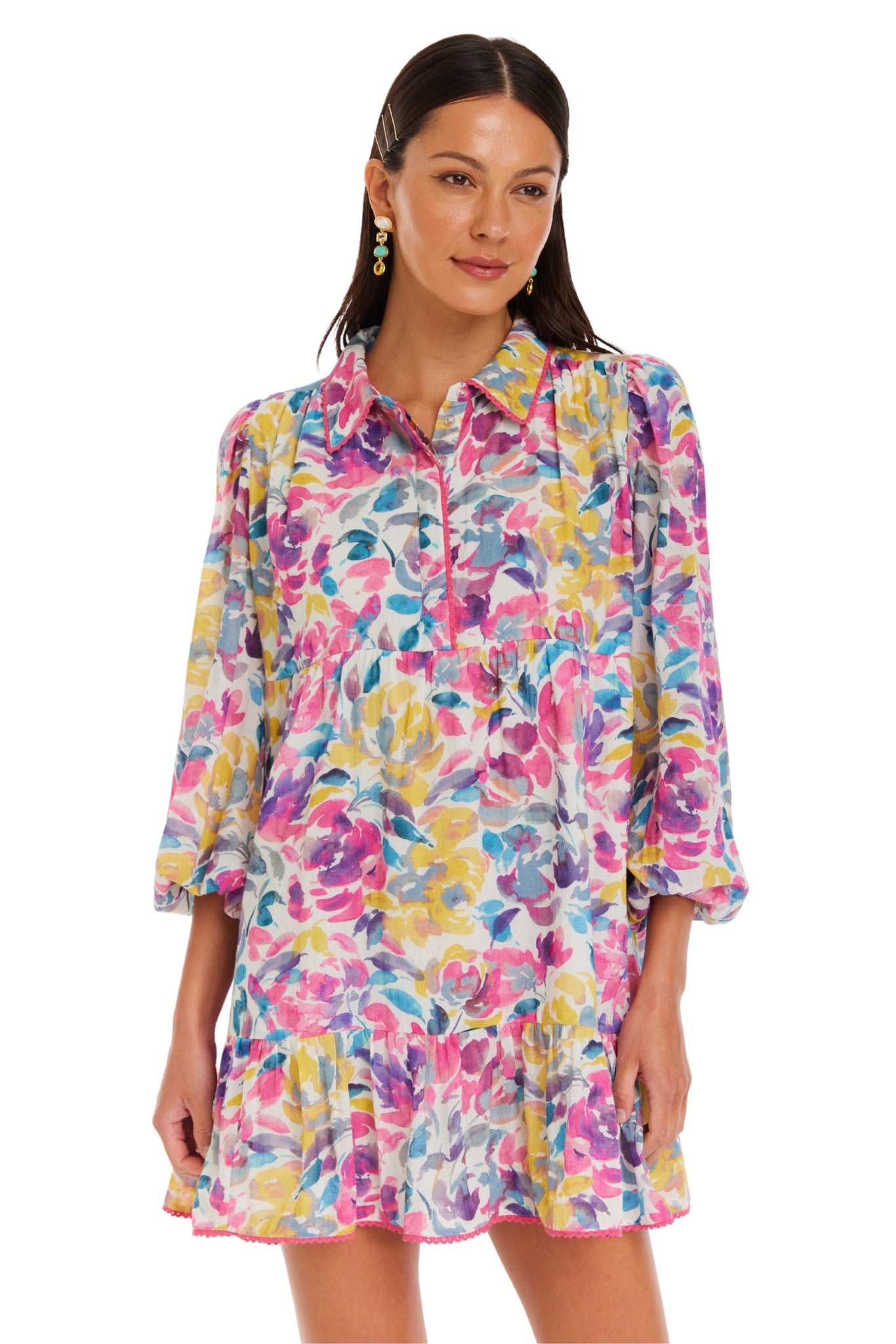 Allison NY Zia Dress Funky Floral