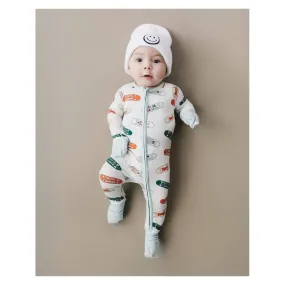 Bamboo Zip Romper | Skateboard