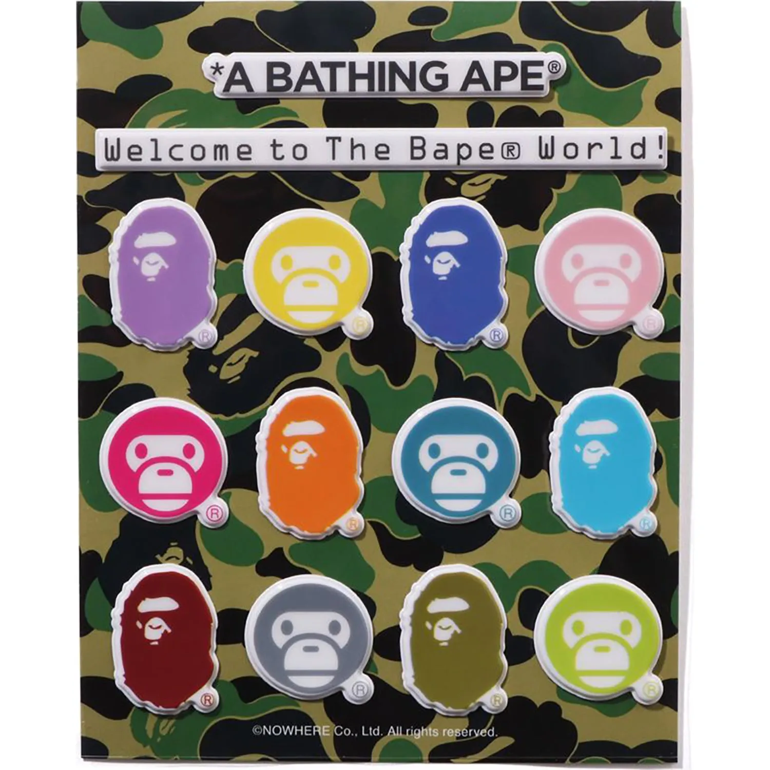 BAPE PUFFY STICKER