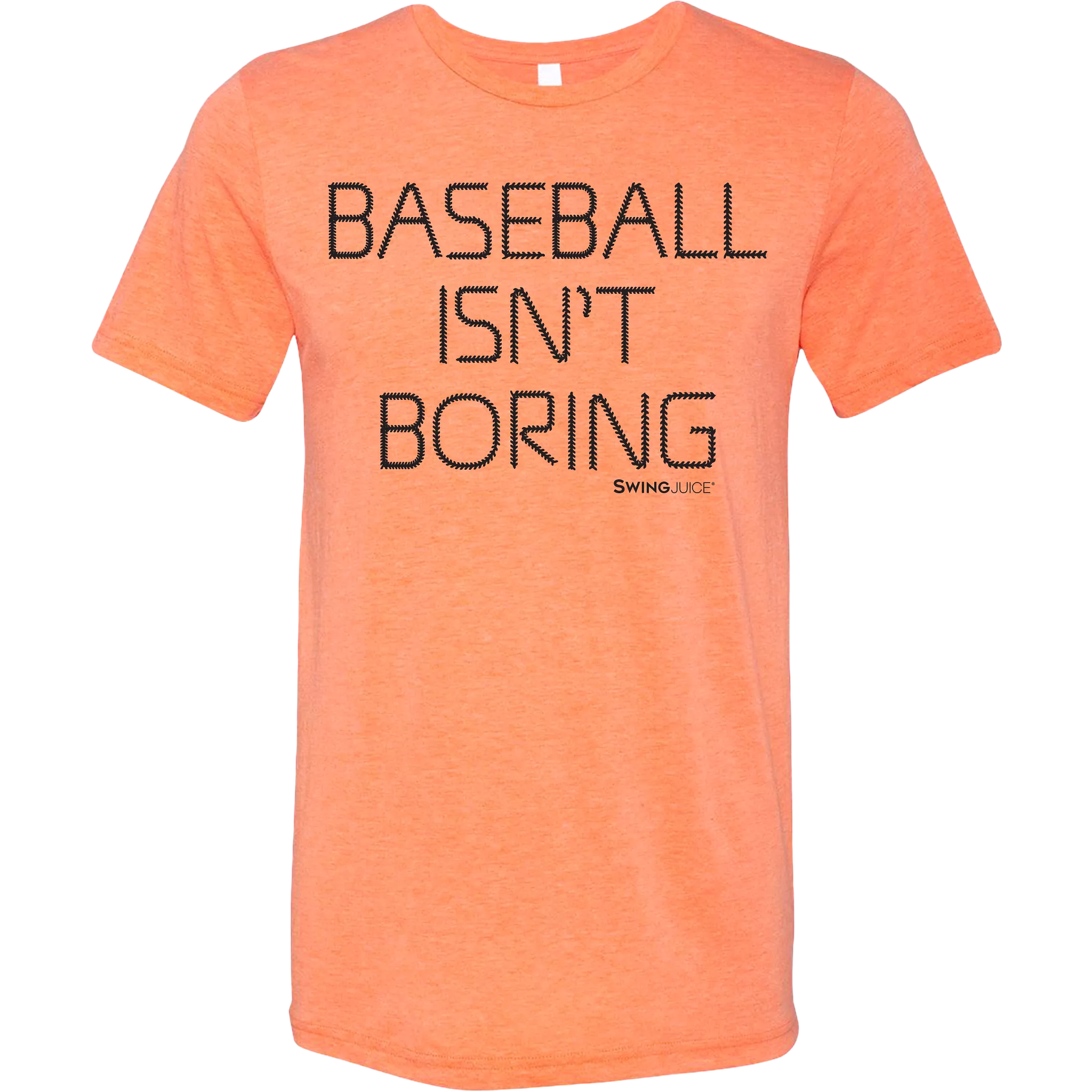 Baseball Official Baseball Isn't Boring Unisex T-Shirt Orange