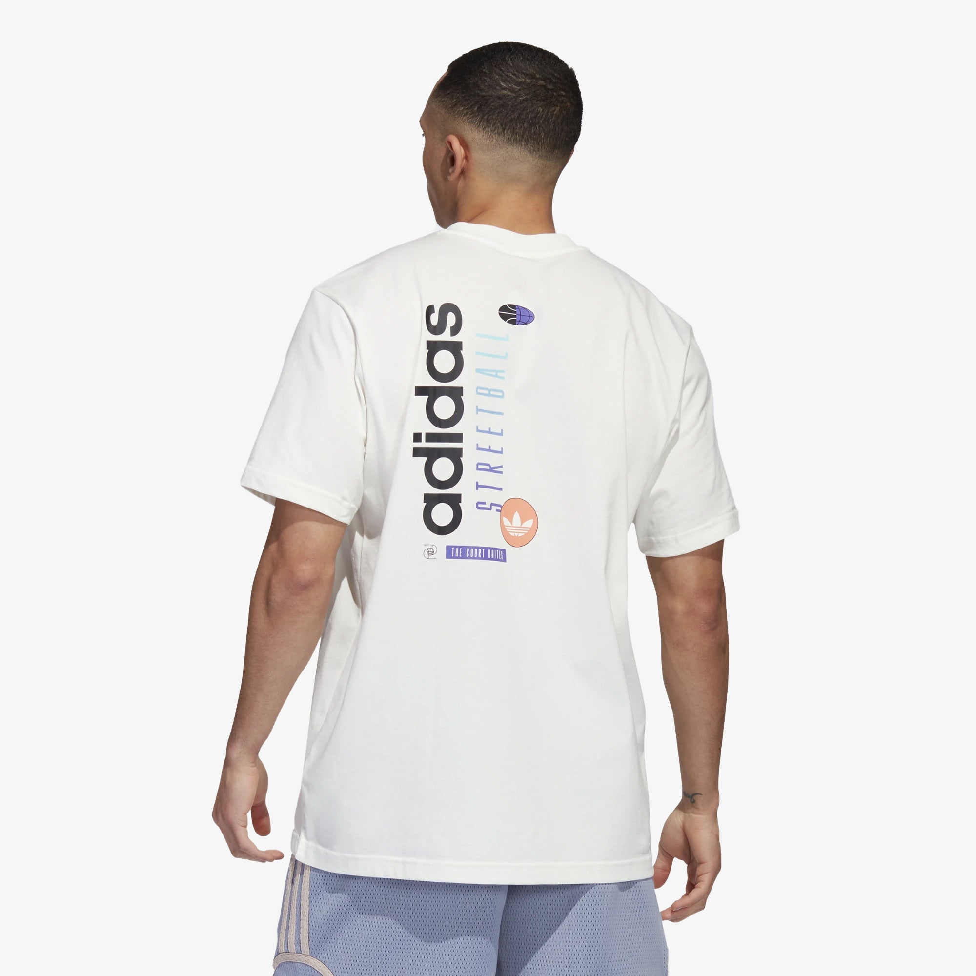 BASKETBALL STREETBALL GRAPHIC TEE 'OFF WHITE'