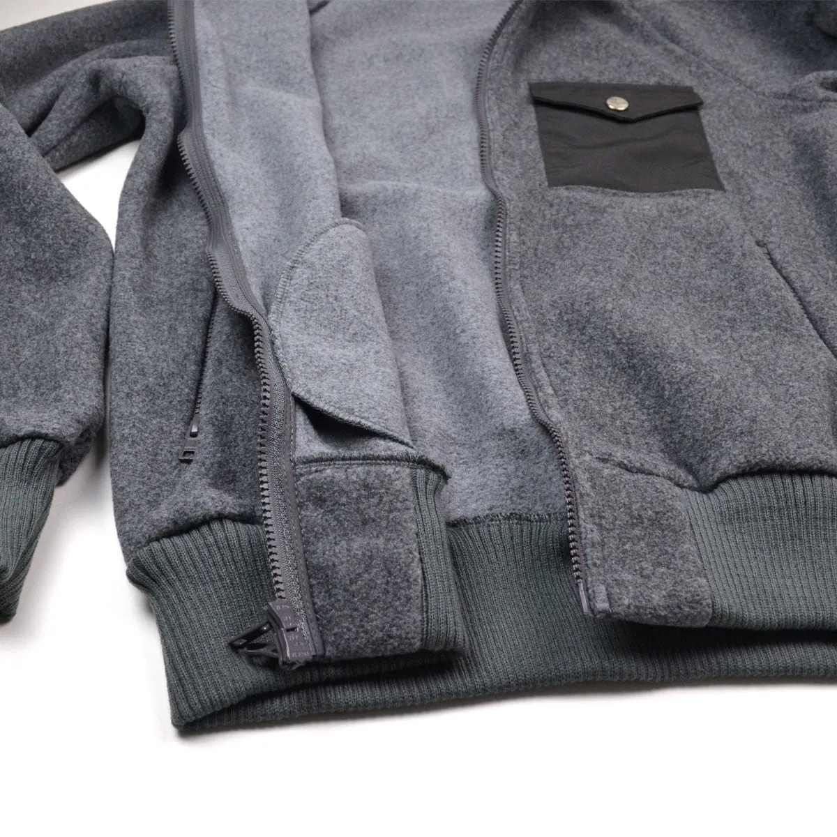 Battenwear - Warm-up Polar Fleece - Heather Grey