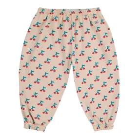 BOBO CHOSES Cherry Track Pants - Cream