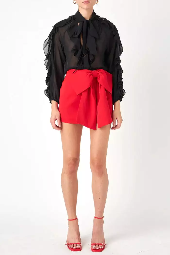 Bow Mini Skort