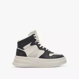 BRAX SNEAKER WHITE BLACK LEATHER