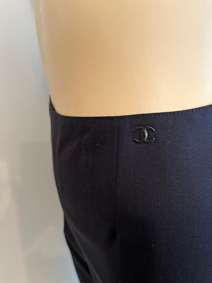 Chanel Black Trouser Pants US 4