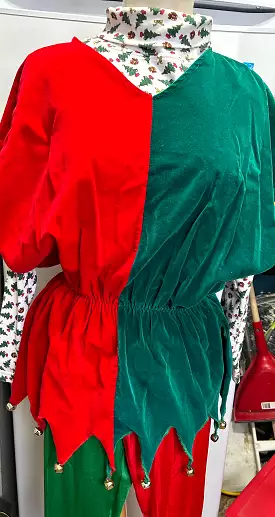 Christmas Elf Costume With Bells