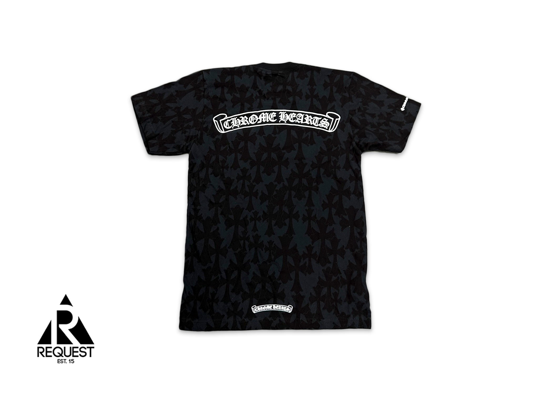 Chrome Hearts Cemetery Cross Print Tee Black