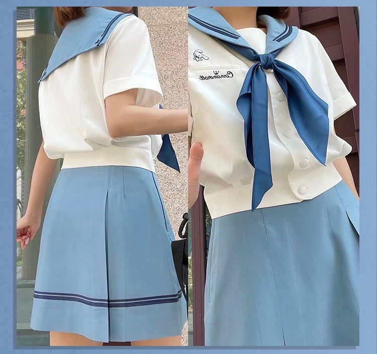 Clearance Cinnamoroll crown seifuku Sanrio collaboration jk uniform ser