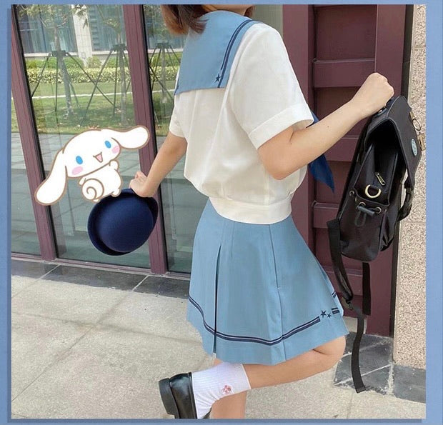 Clearance Cinnamoroll crown seifuku Sanrio collaboration jk uniform ser