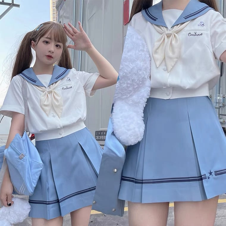 Clearance Cinnamoroll crown seifuku Sanrio collaboration jk uniform ser