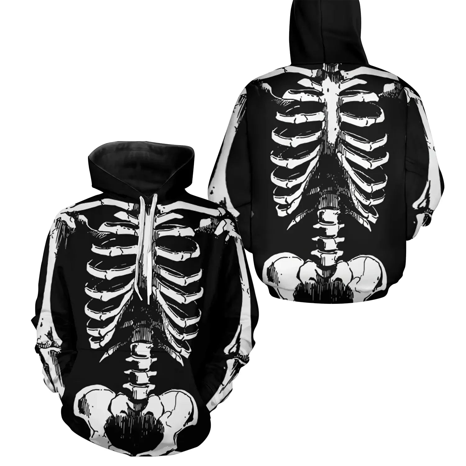 Costume D'halloween  Capuche Halloween Squelette - CT30092352