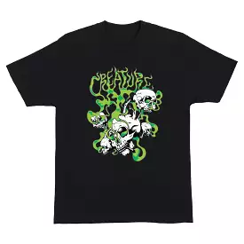 Creature Head High Regular Tee Black