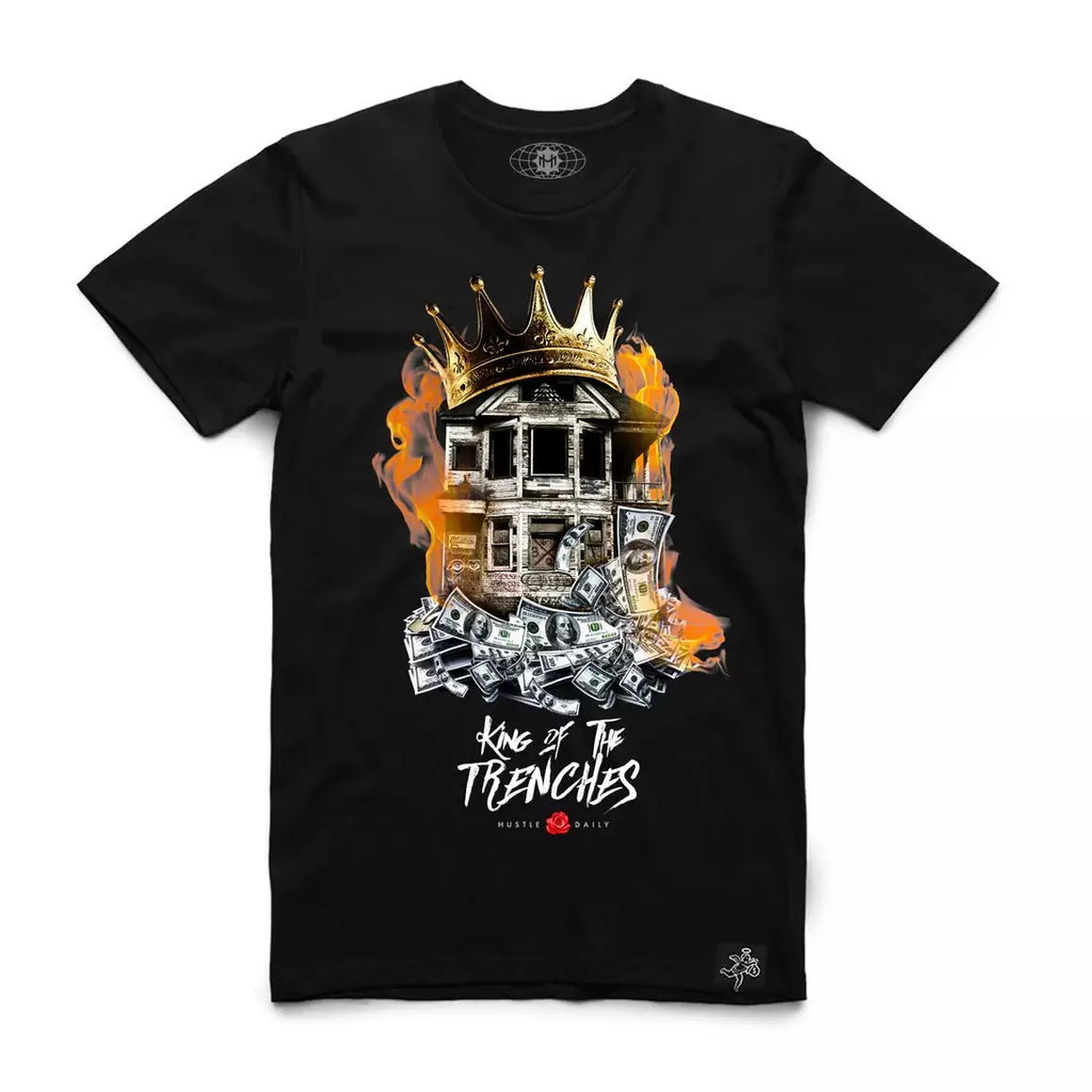 CROWN TRAP HOUSE TEE BLACK