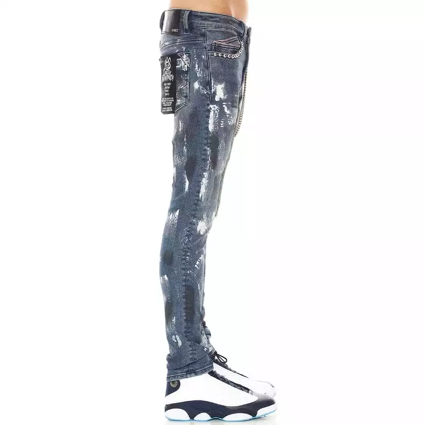 Cult Of Individuality Punk Super Skinny Jean (Leopard) 622B9-SS40Y