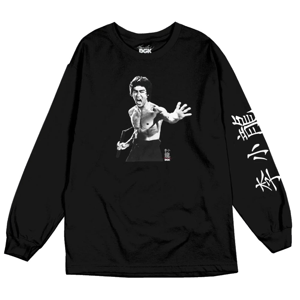 Dgk X Bruce Lee Fierce LS Tee Black