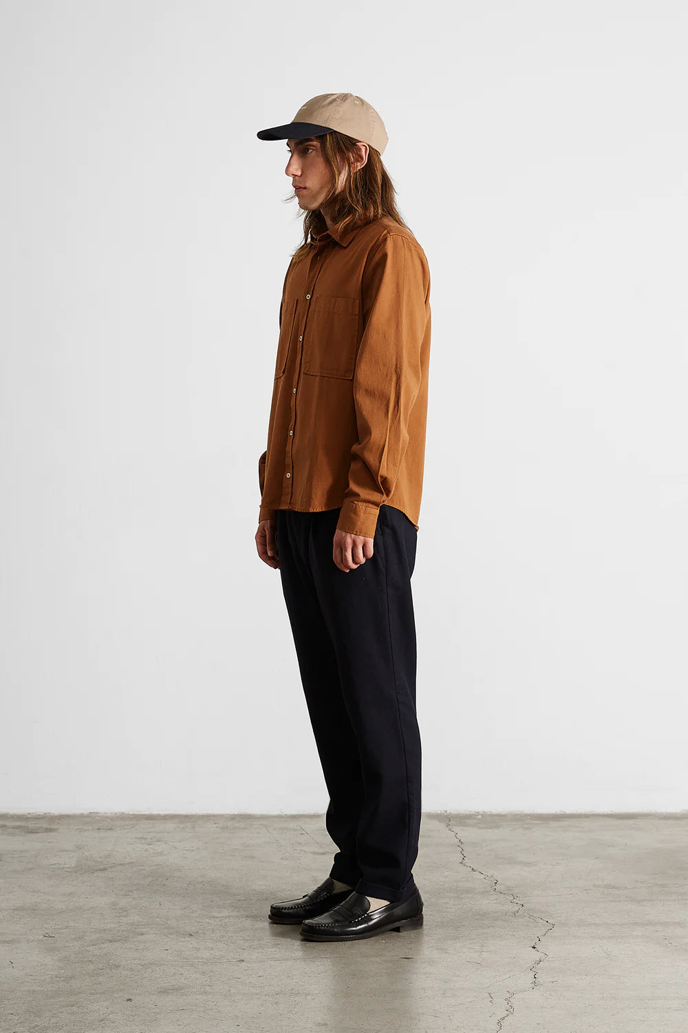 EDMMOND STUDIOS Pocket Shirt Brown