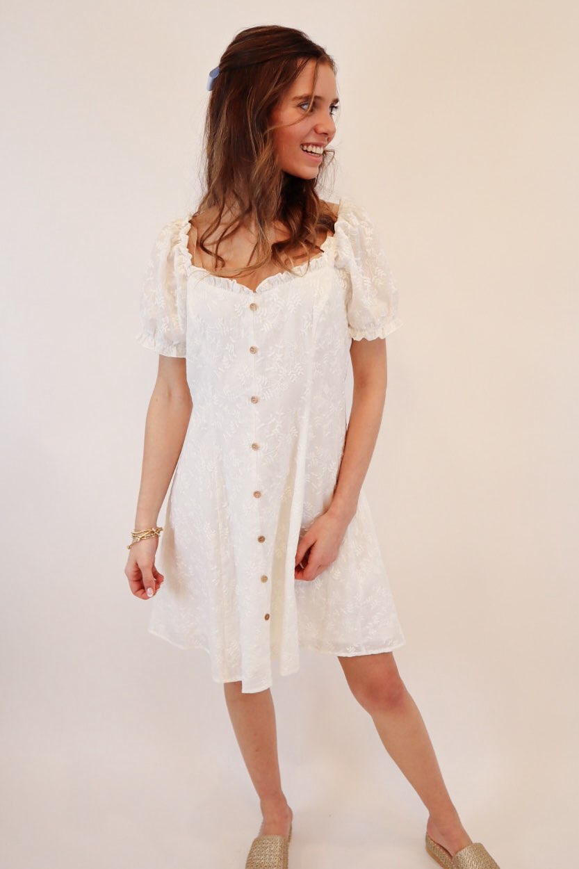 Eva Eyelet Dress