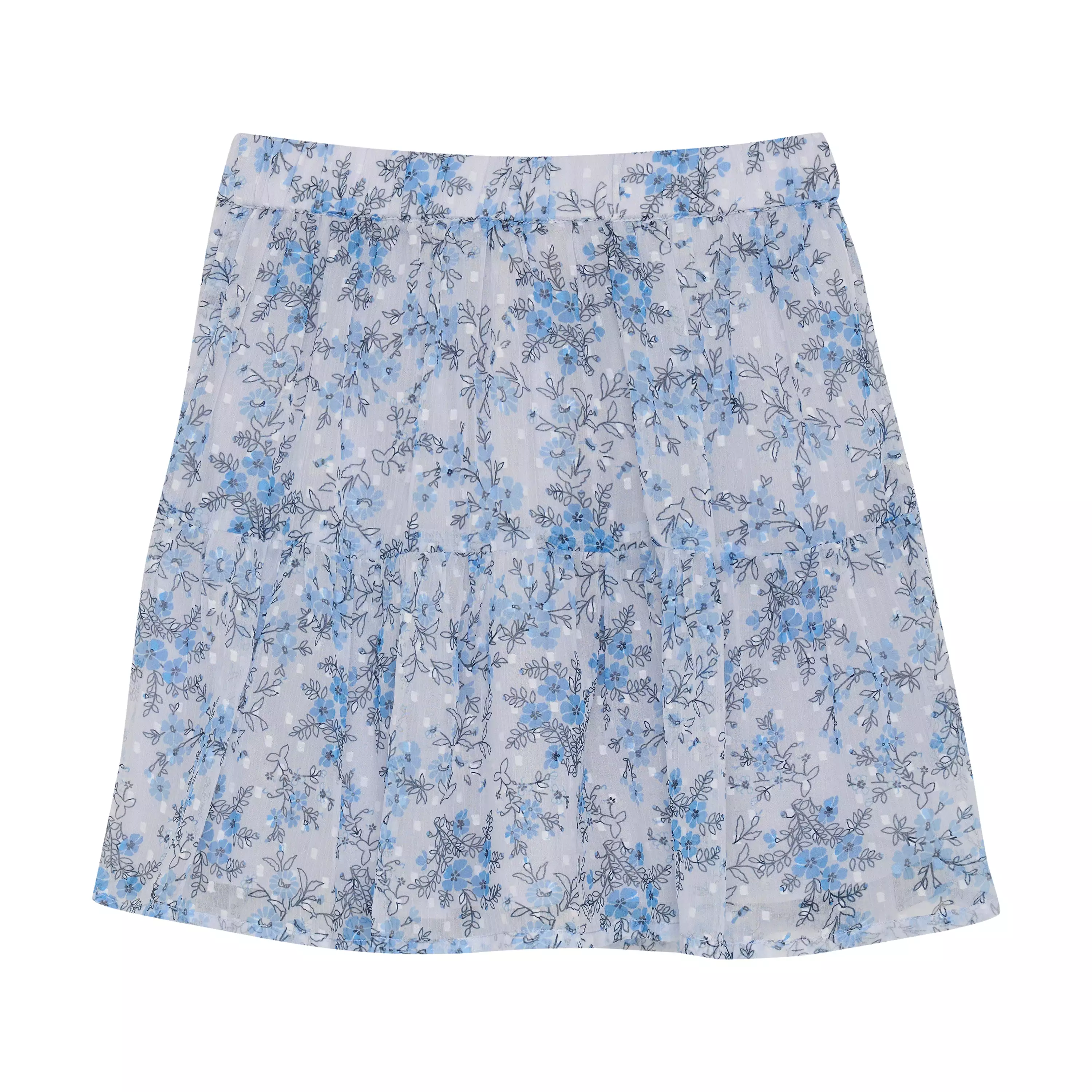 Flower Dobby Skirt