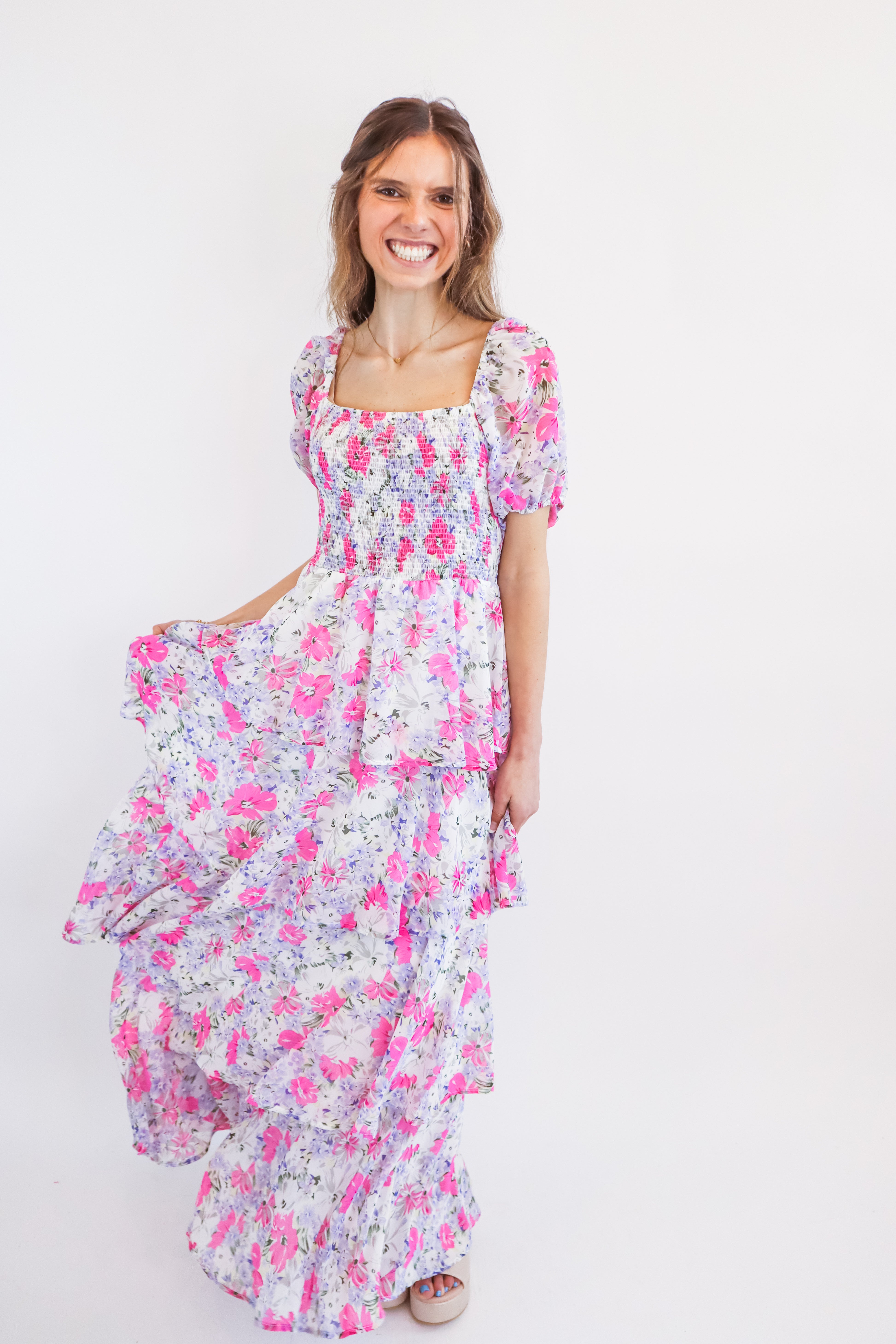 Flowing Free Maxi Dress