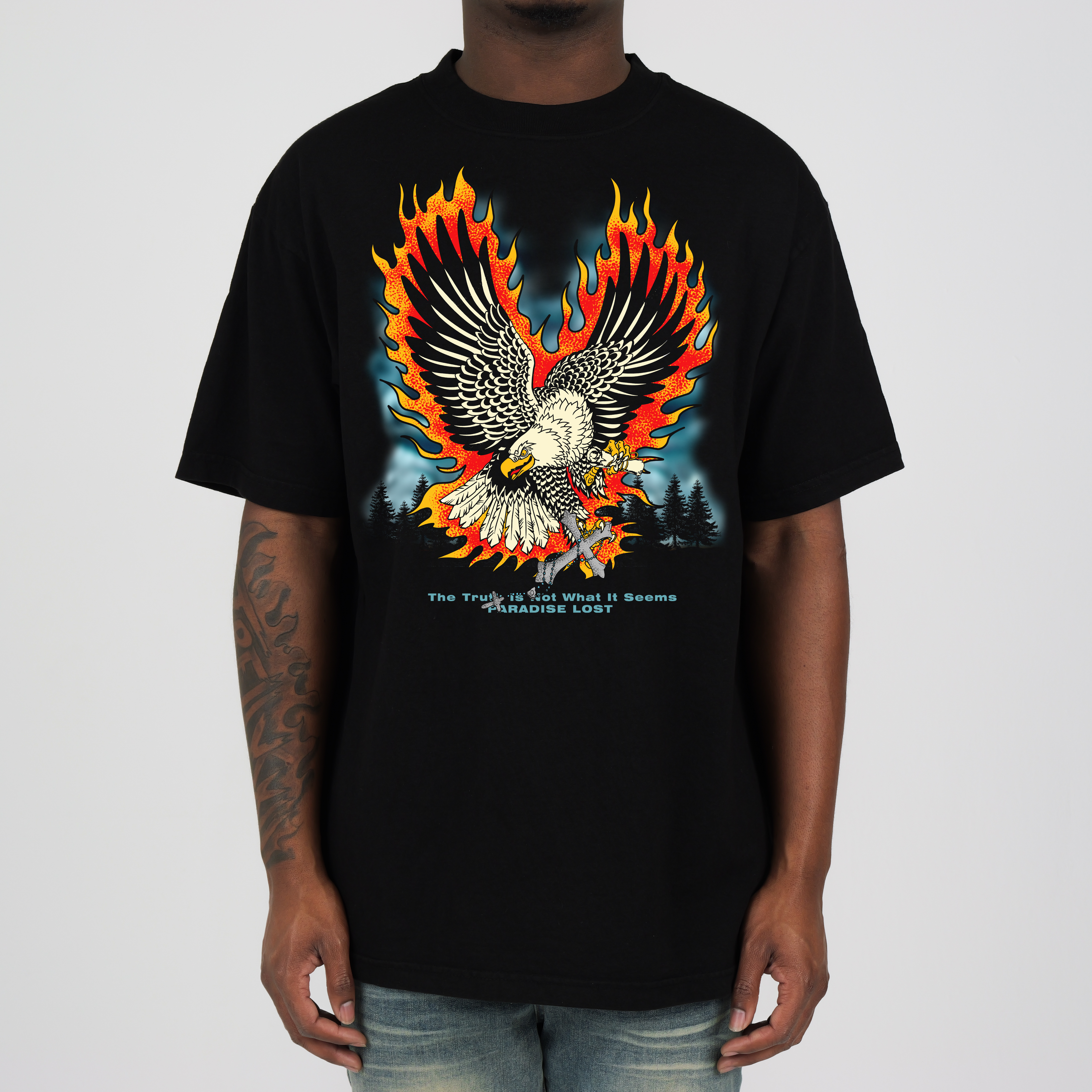 FREEDOM PREM TEE BLACK