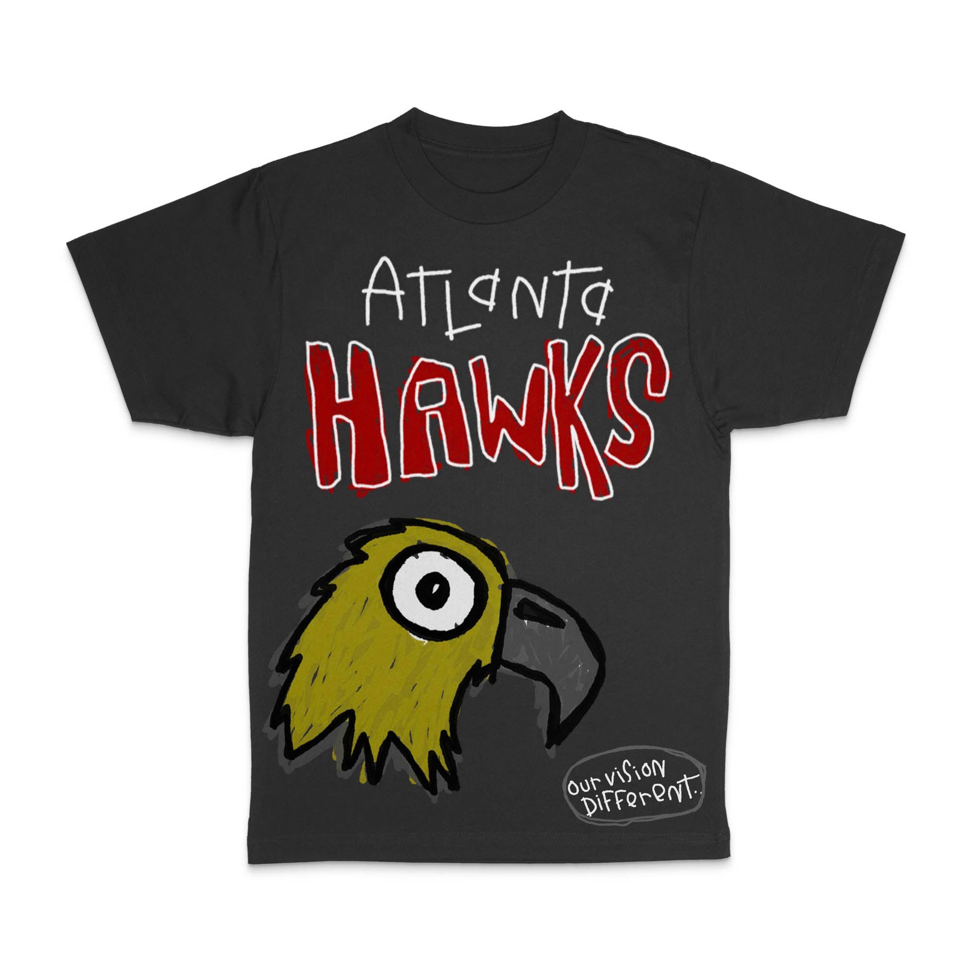 HAWKS PUFF TEE BLACK