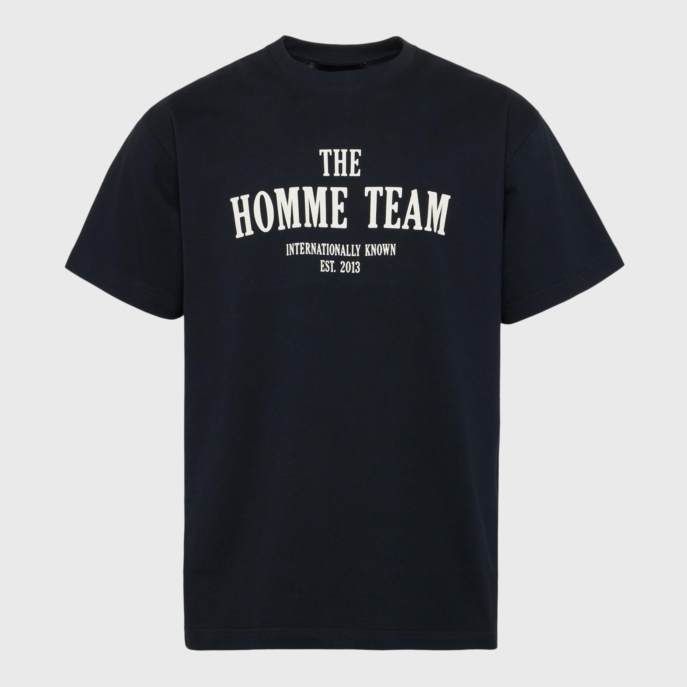 HOMME TEAM TEE BLACK