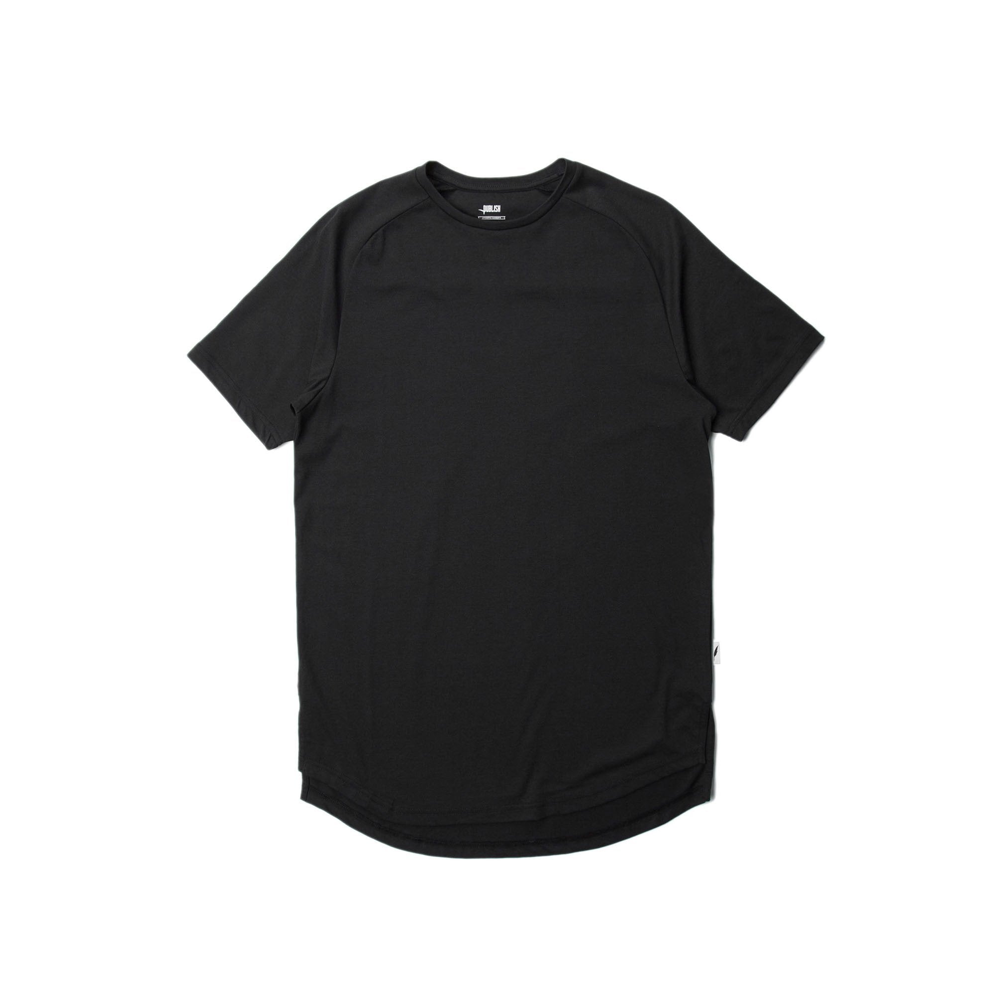 Index S/S Raglan Tee Black