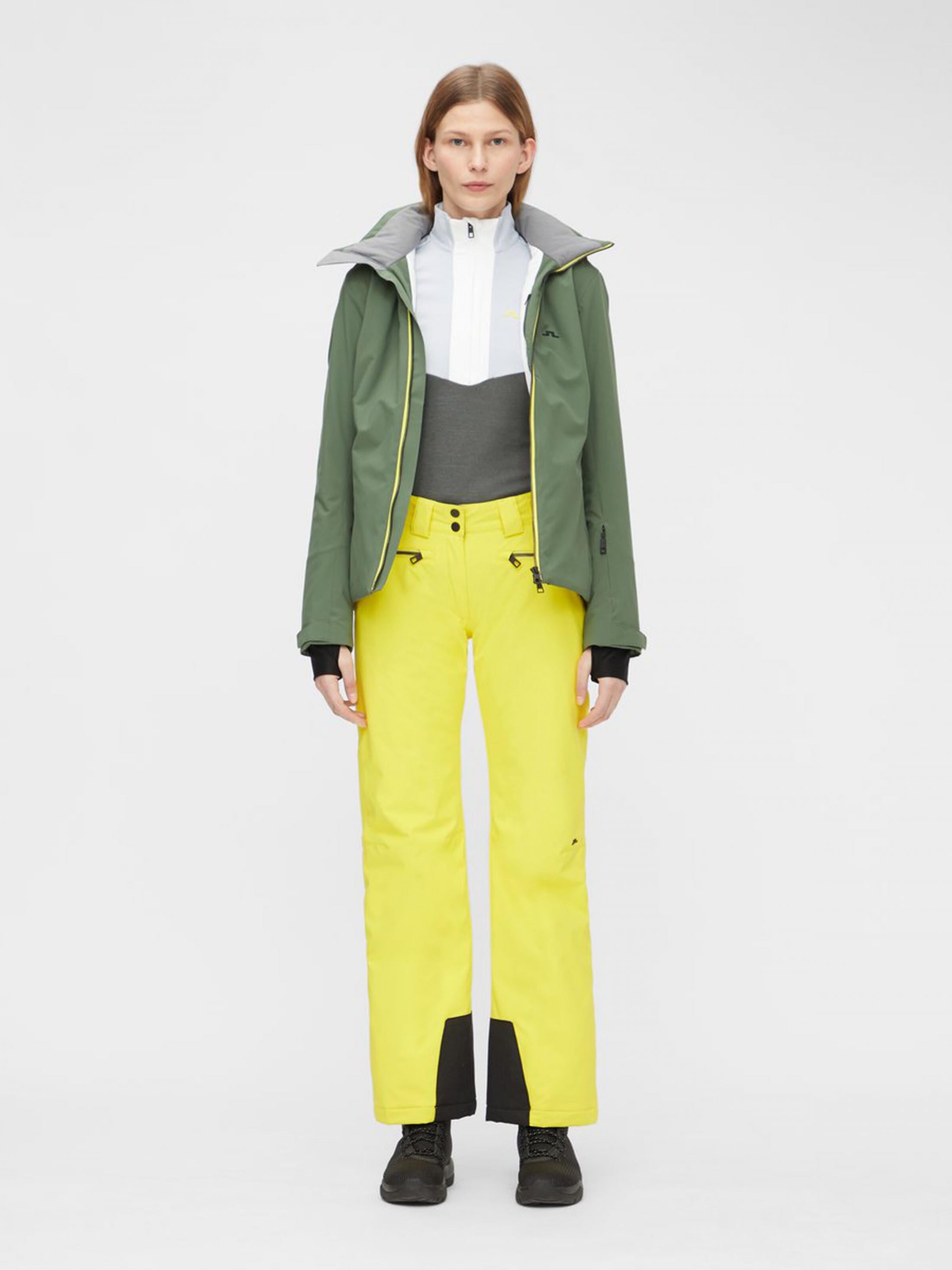 J.Lindeberg Womens Tracy Ski Pants - BANGING YELLOW