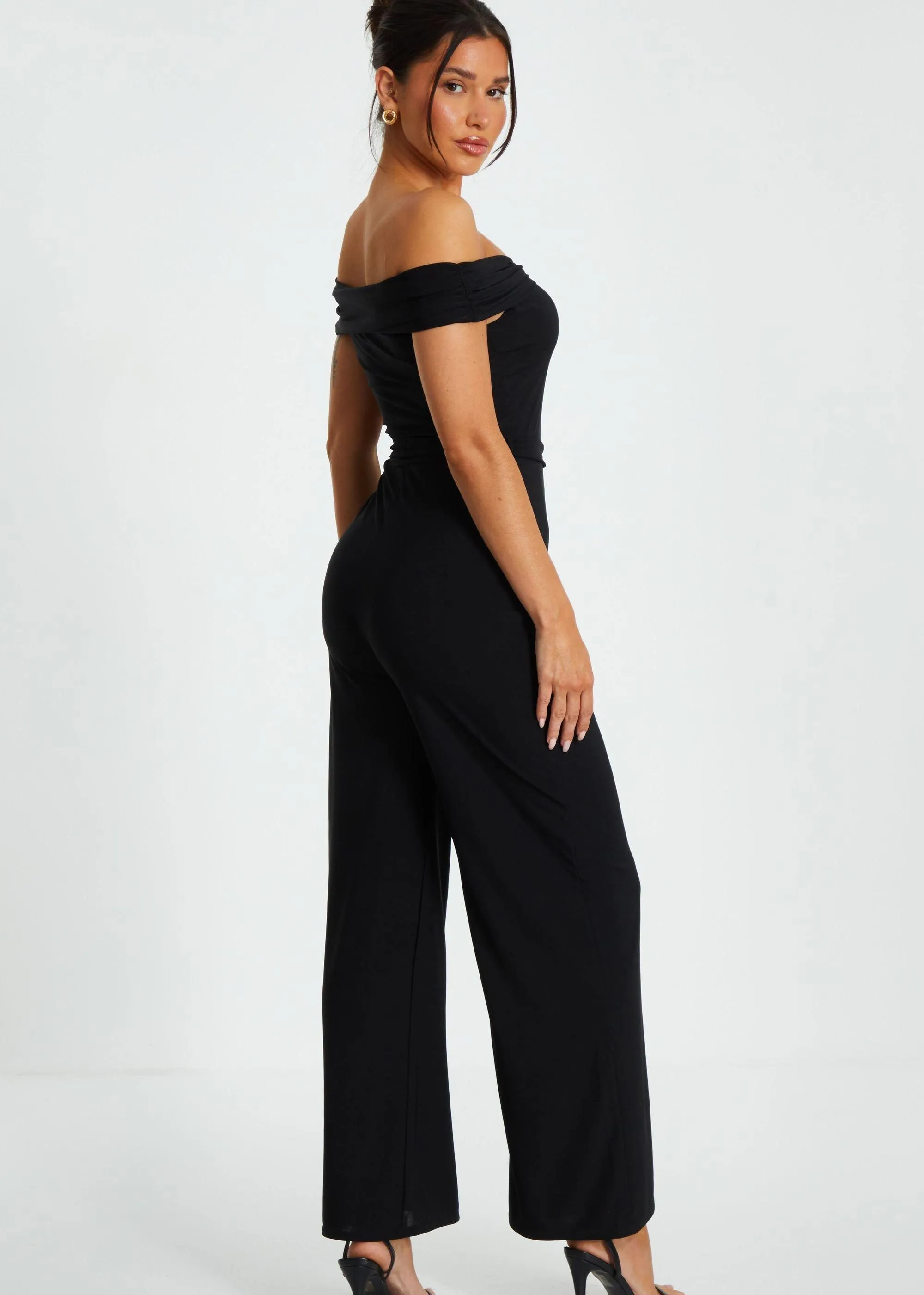 Jumpsuits | Bardot Palazzo Jumpsuit | Quiz