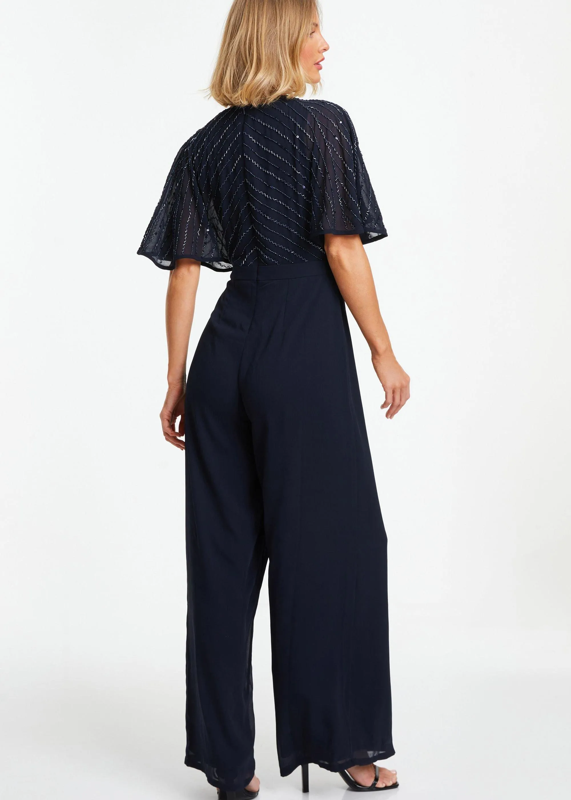 Jumpsuits | Embellished Palazzo Jumpsuit | Quiz