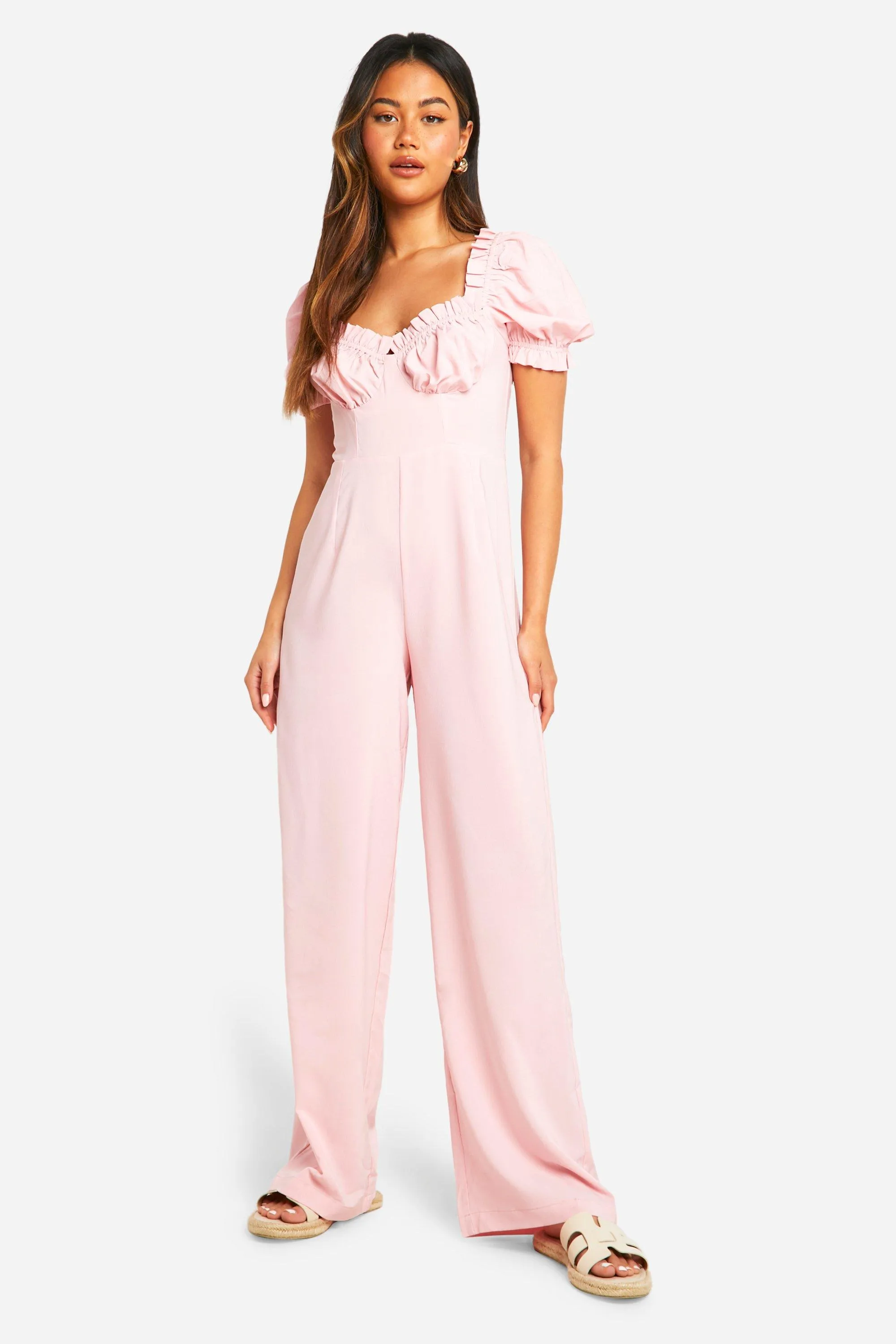 Jumpsuits | Milkmaid Jumpsuit | boohoo