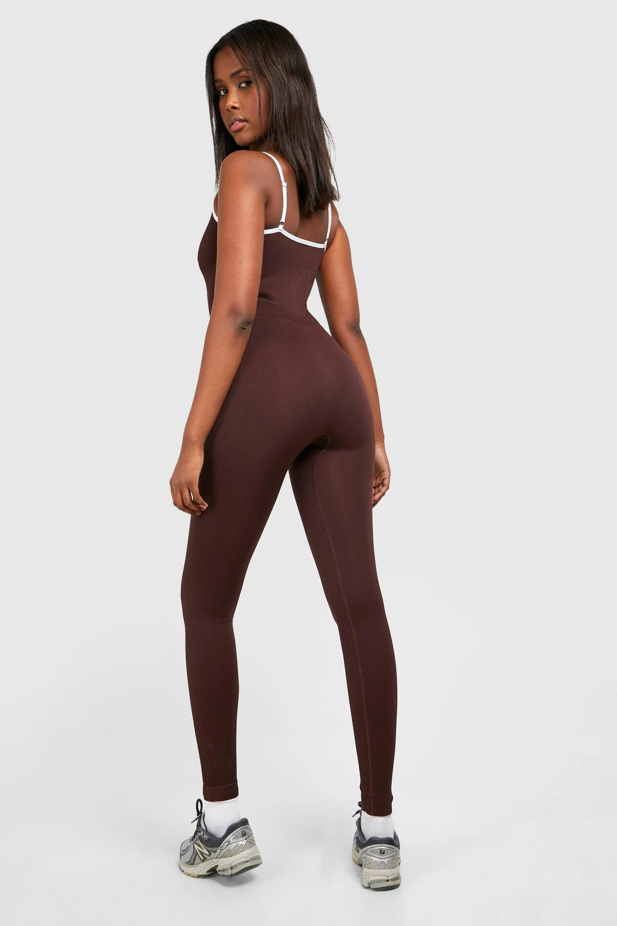 Jumpsuits | Seamless Contrast Unitard | boohoo