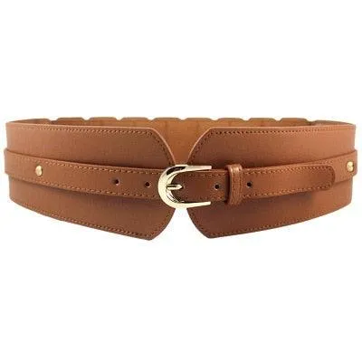 Leather Wide Girdle Ladies Luxury Belt