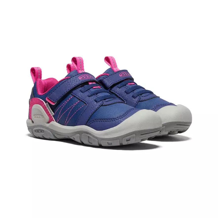 Little Kids' Knotch Peak Sneaker  |  Blue Depths/Pink Peacock