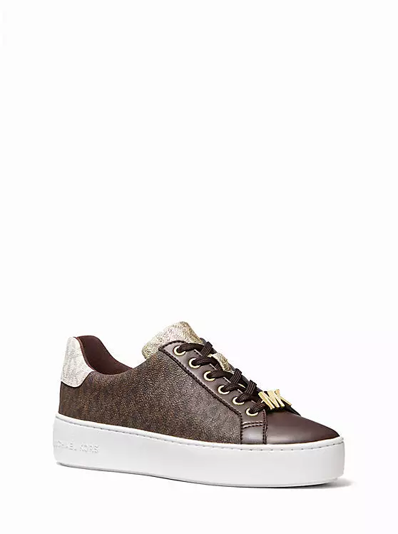 Michael Kors Poppy Color-Block Logo Sneaker