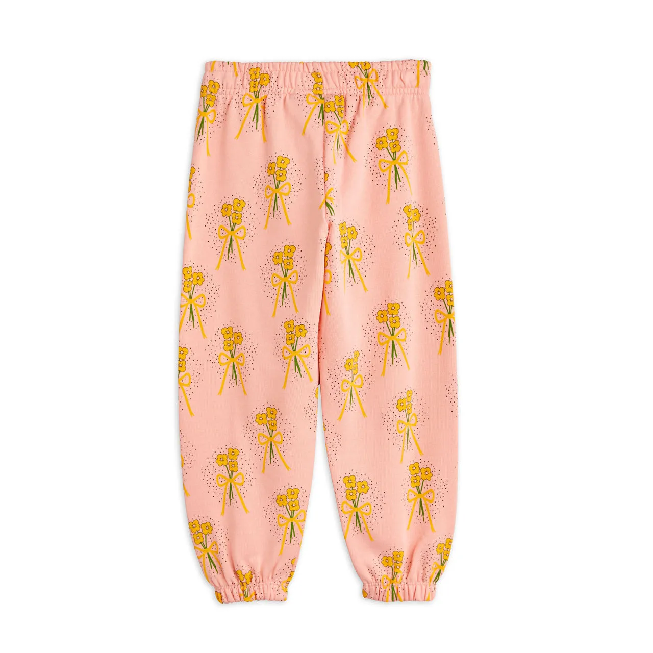 MINI RODINI Winter Flowers Track Pants - Pink