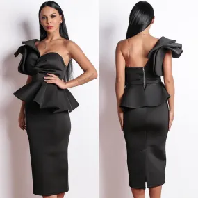 Missord Elegant Club Bodycon Off Shoulder Bandage Dress