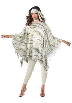 Mummy Poncho with Headband and Choker | Costume Ponchos