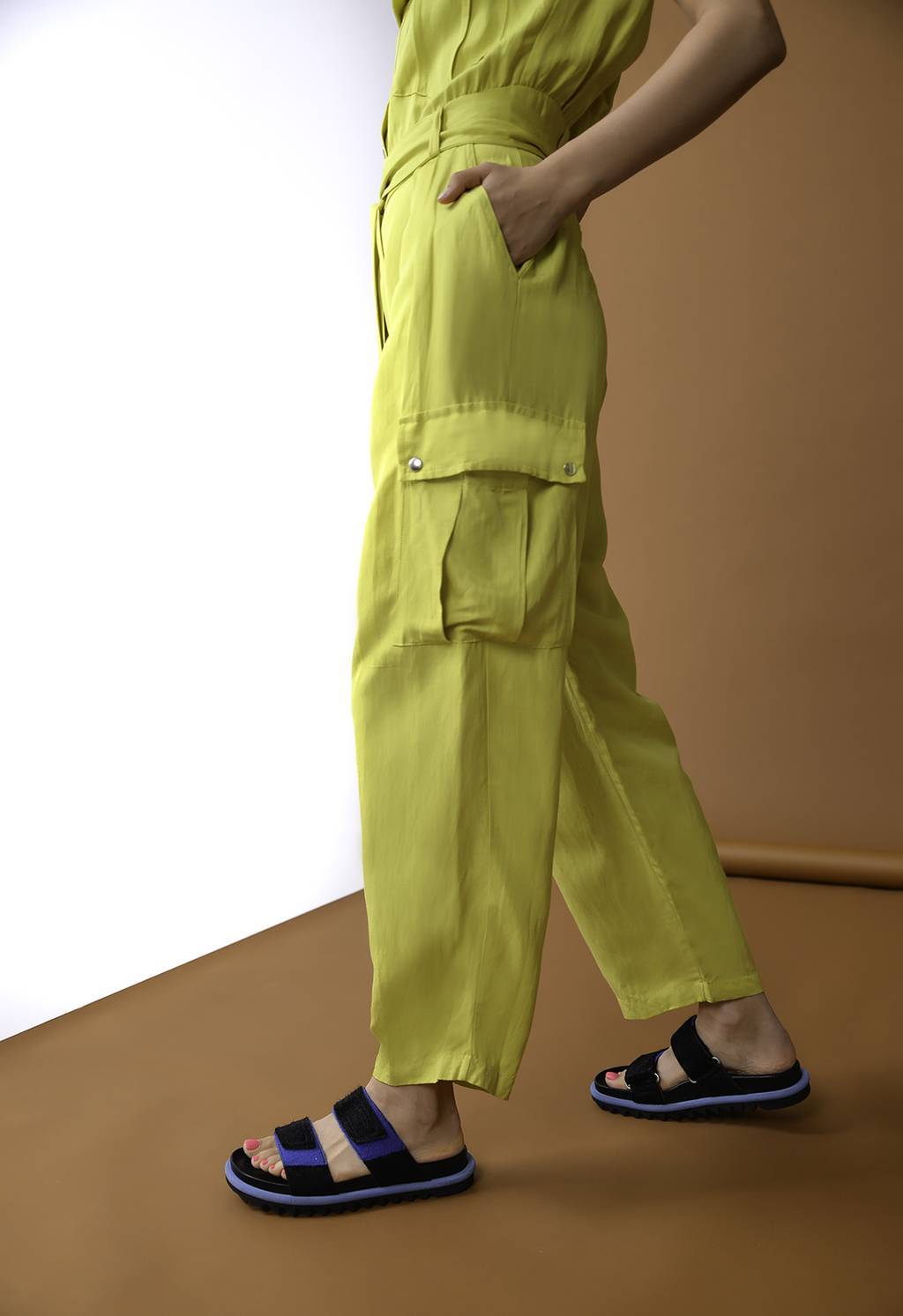 Ottod'Ame Linen and Viscose Jumpsuit - DUNA