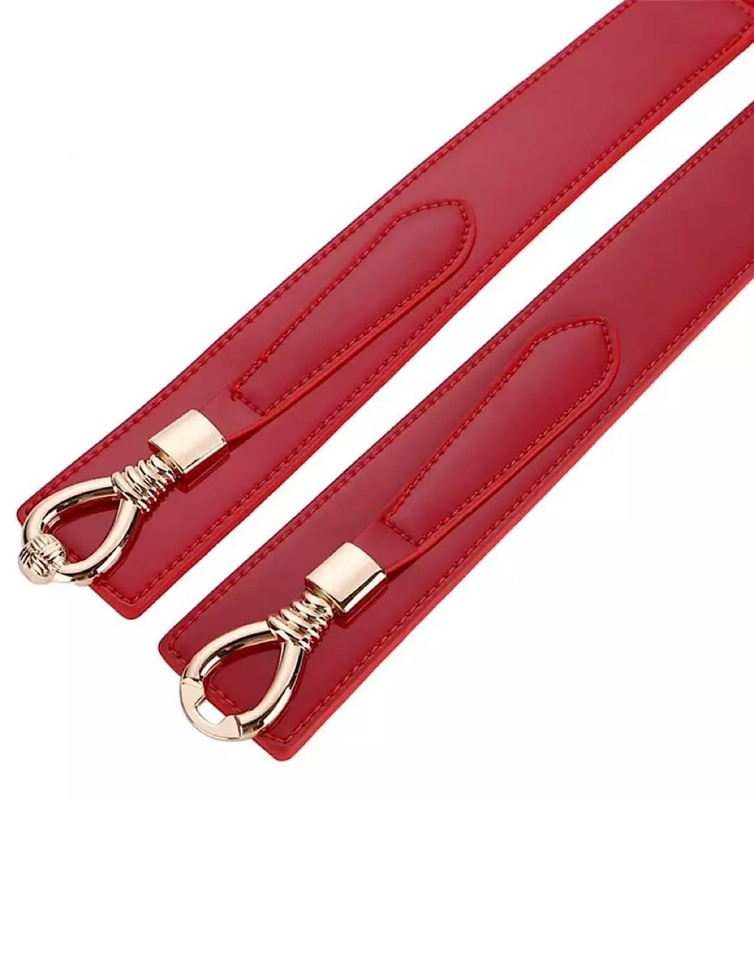 Patent Leather Elastic Back Belt