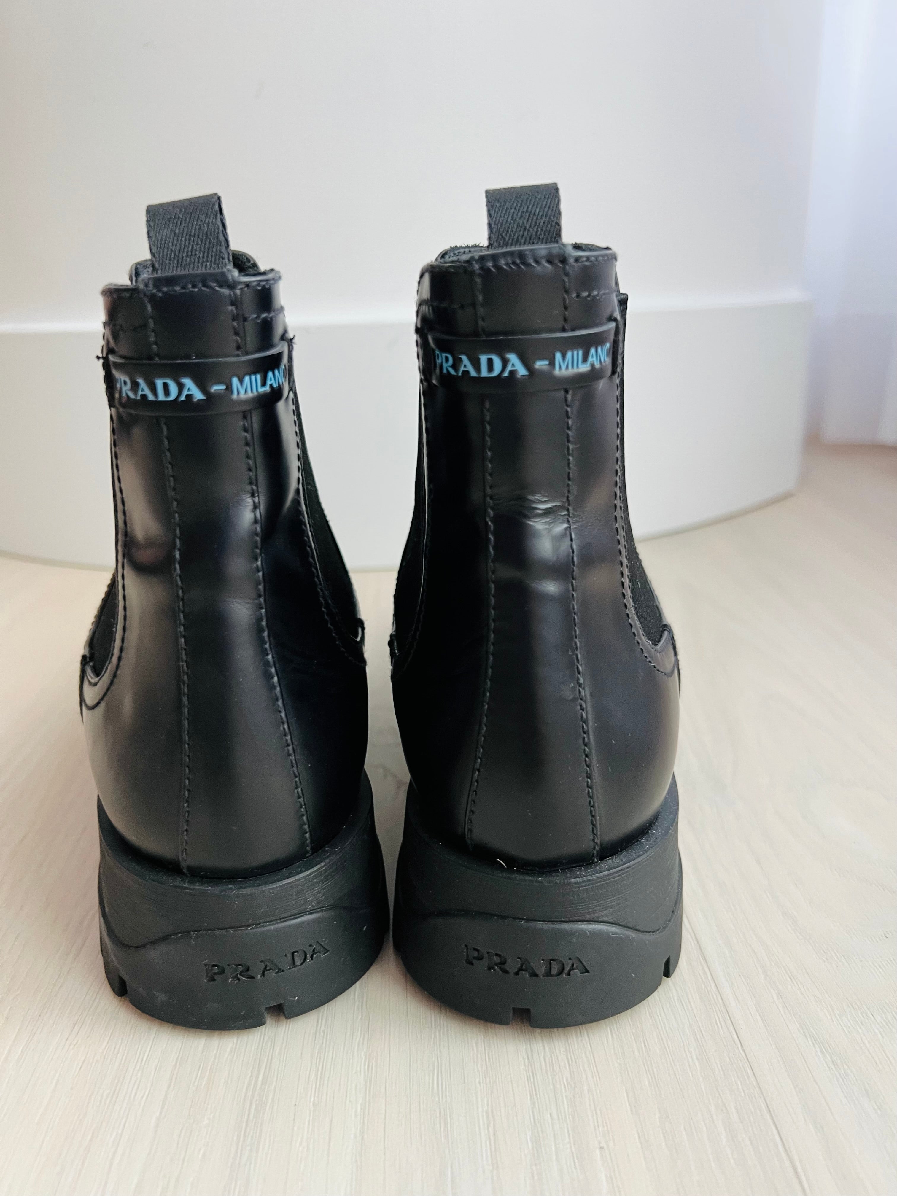 Prada Combat Boots